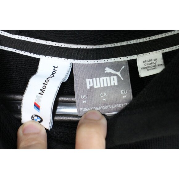 Puma x BMW Motorsport Mens Medium Street Midlayer Hoodie Q1084 - Picture 3 of 5